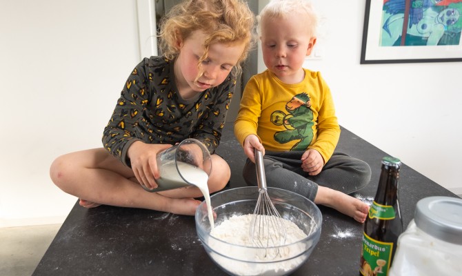 Pannenkoeken met St.Bernardus Pannenkoeken met St.Bernardus