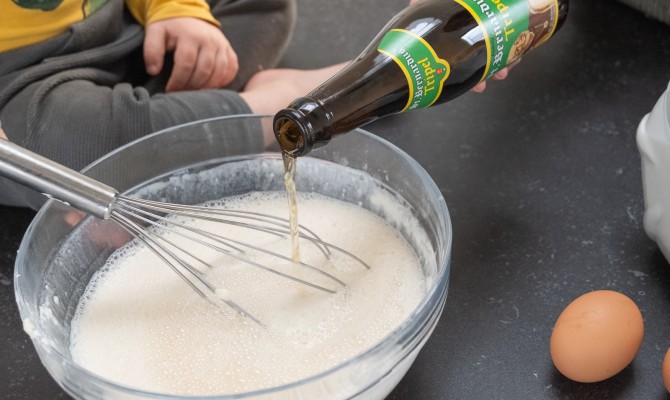 Pannenkoeken met St.Bernardus Pannenkoeken met St.Bernardus