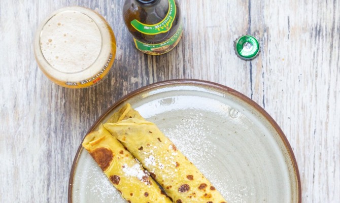 Pannenkoeken met St.Bernardus Pannenkoeken met St.Bernardus