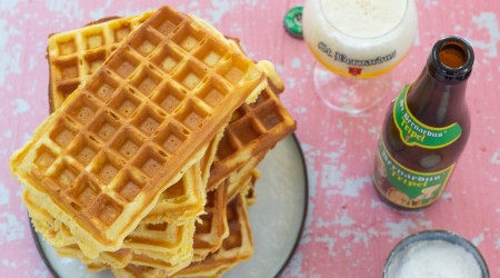 Waffles with St.Bernardus