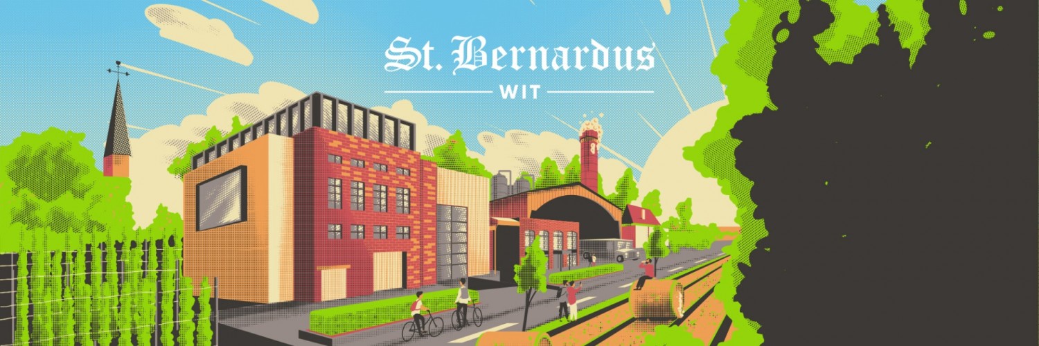 Illustration St.Bernardus Wit - Arno Kiss