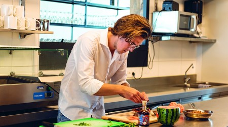 Pulled jackfruit met St.Bernardus Pater 6 en rodekoolsalade