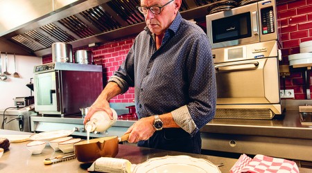 Karnemelkstampers met St.Bernarduskaas