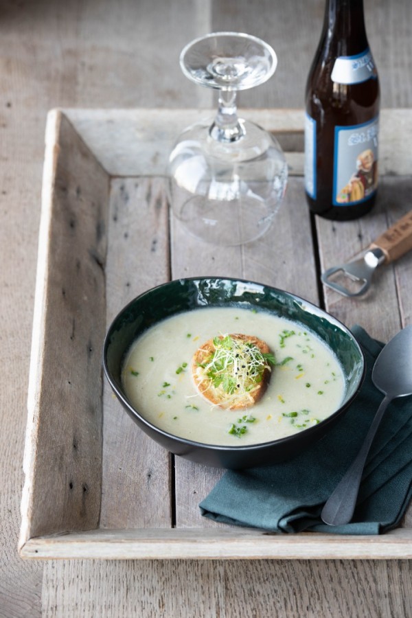 Belgian endive soup with St.Bernardus Wit