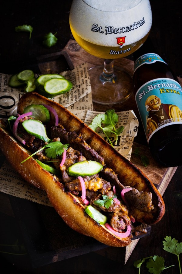 Philly cheesestreak met St.Bernardus Extra 4 Philly cheesestreak met St.Bernardus Extra 4